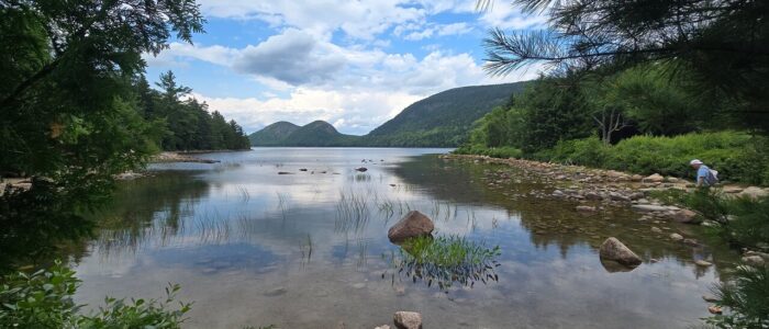 caption (2) Self-Guided Ebike Tours of Acadia National Park Carriage Roads